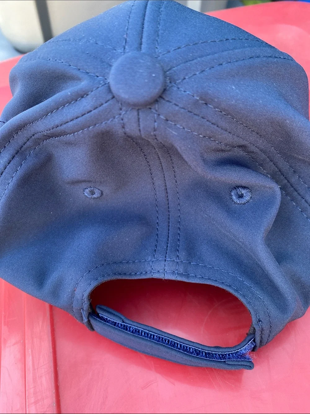 Kids Navy Blue TB Logo Baseball Cap